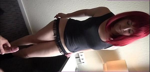  German young amateur redhead teen first time porn casting in hotel